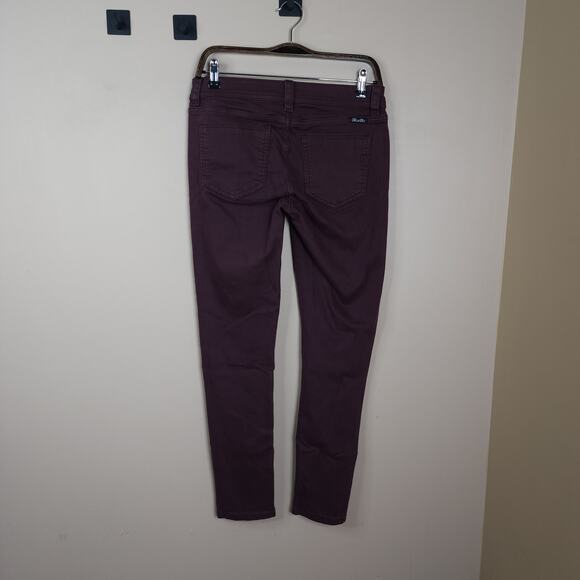 Miss Me Mid Rise Skinny Jeans in Dark Wine Size 28 - Picture 5 of 10